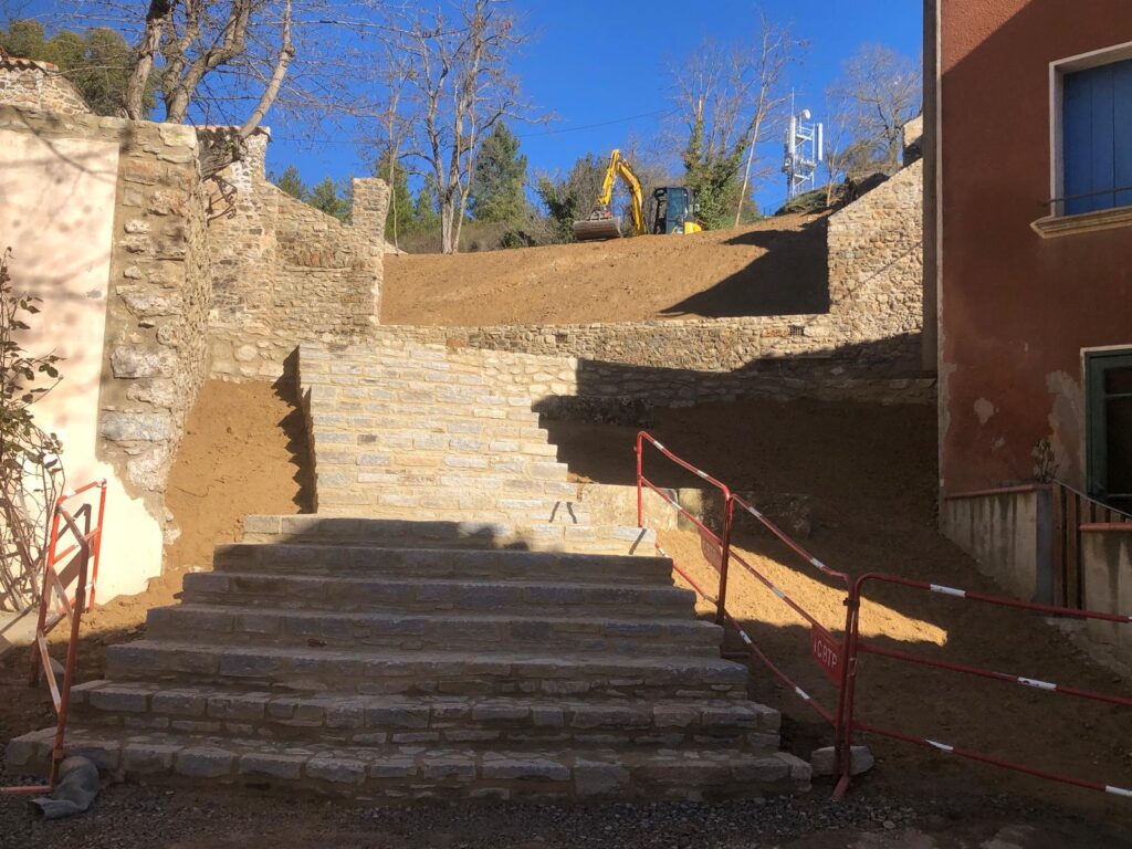 Escalier en pierre